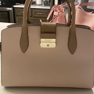 Kate Spade Voyage Colorblocked Medium Satchel - Pale Dogwood Multi
